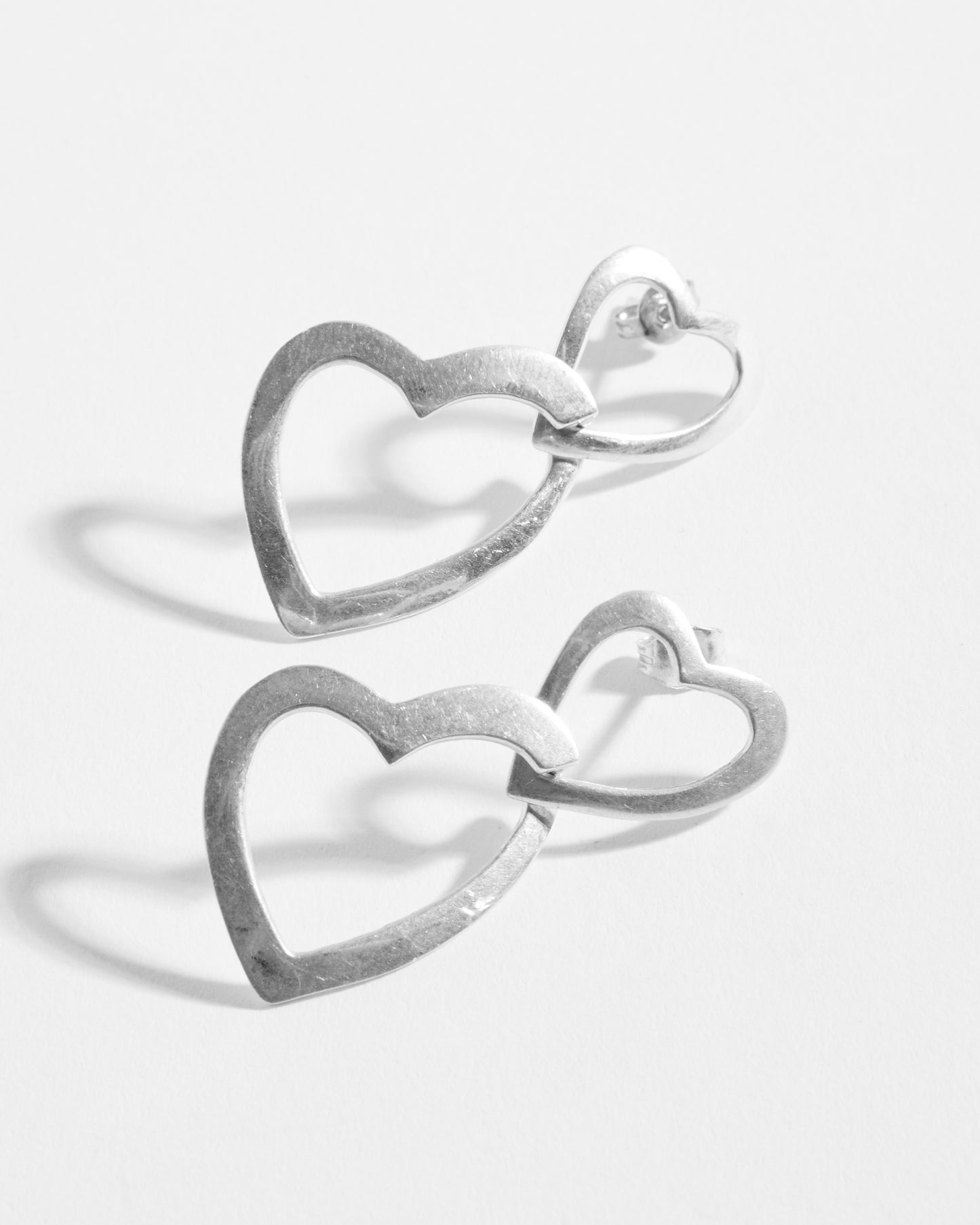 Chain & Earrings Hearts Set